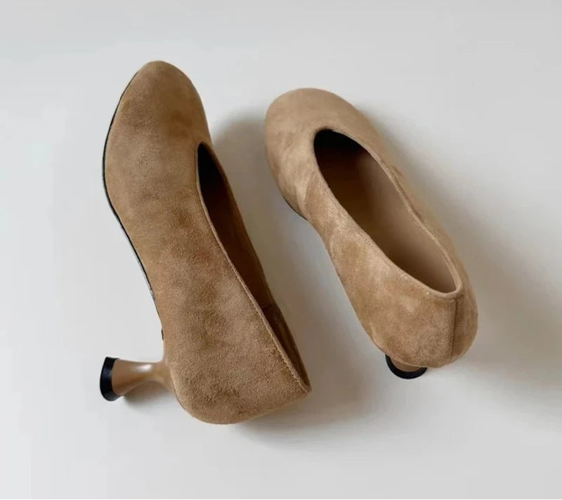 Glove Suede Heels