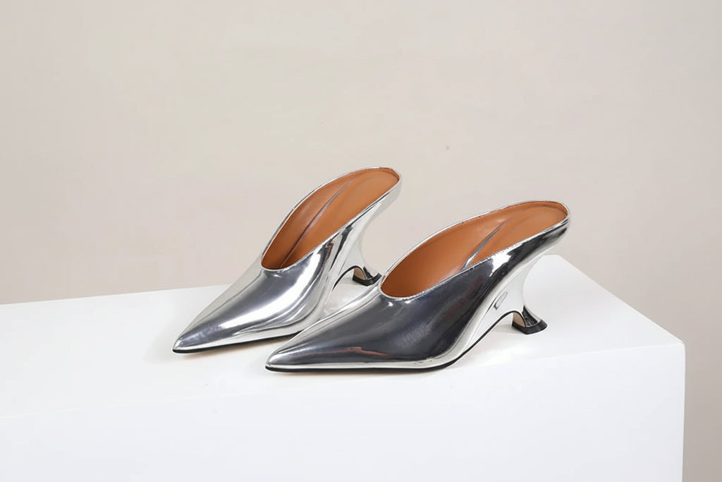 Wedge Pointy Mules