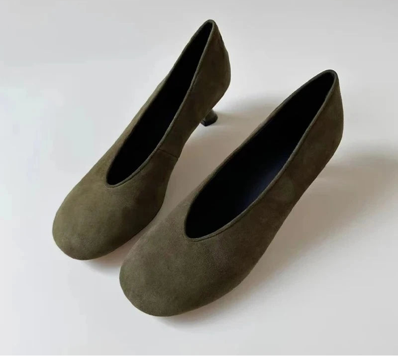 Glove Suede Heels