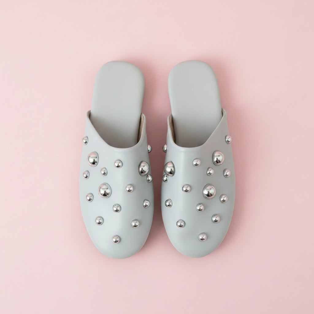 Studded Mule Slipper Shoes