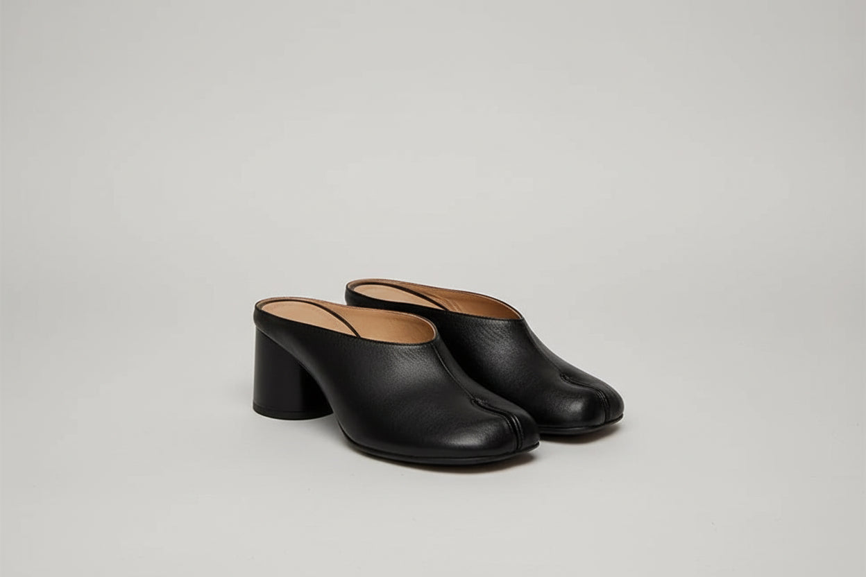 Tabi Toe Heel Mules