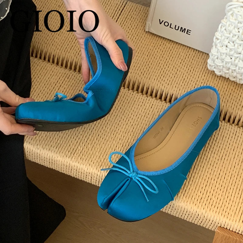 Satin Ballet Tabi Shoes