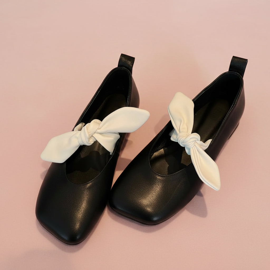 Mary Janes Square Toes Ballet Flats