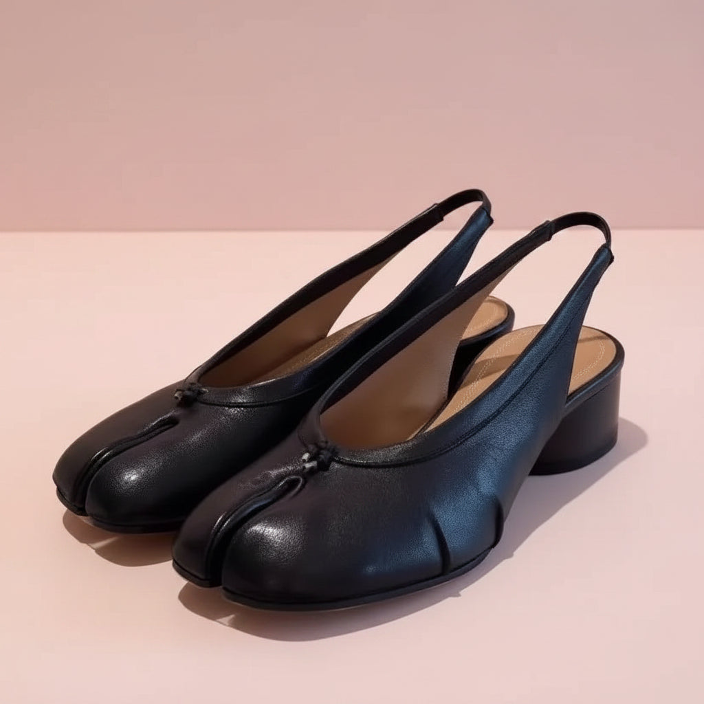 Tabi Toe Slingback Heel