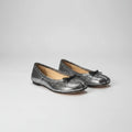 Tabi Flats Cracked Leather
