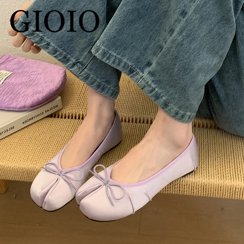 Satin Ballet Tabi Shoes