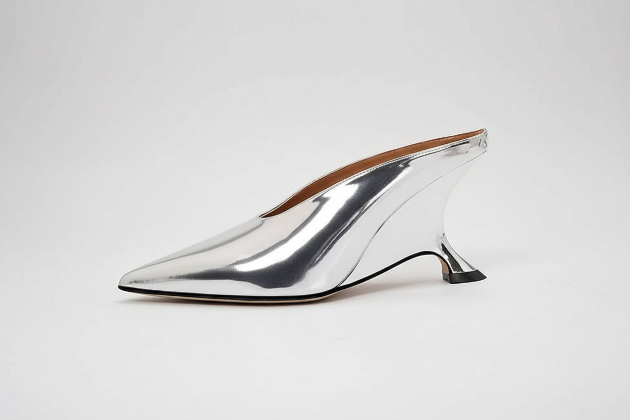 Wedge Pointy Mules