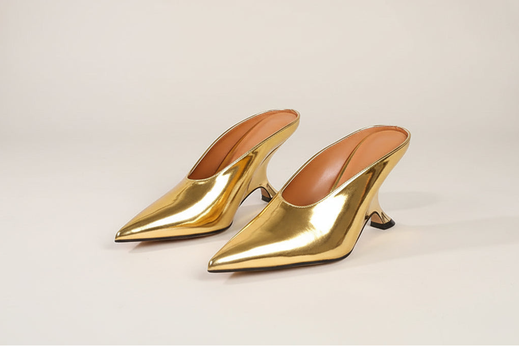 Wedge Pointy Mules