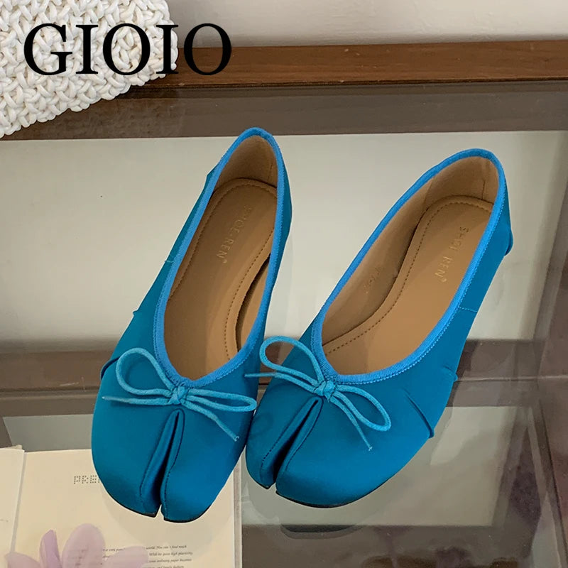 Satin Ballet Tabi Shoes