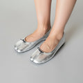 Tabi Flats Cracked Leather