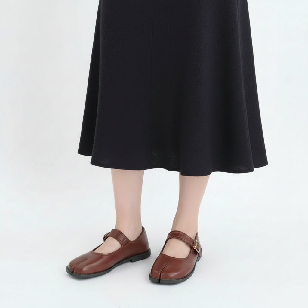 Tabi Mary Jane Flat Shoes