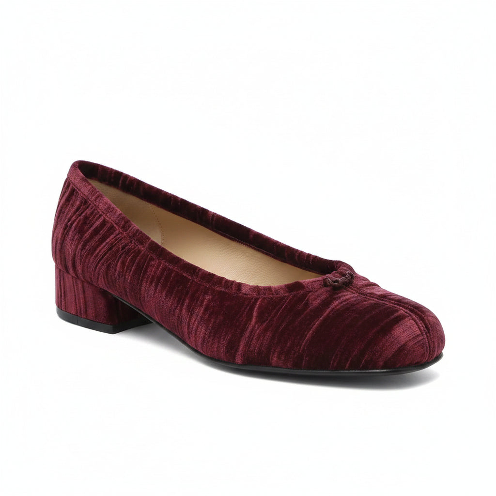 Tabi Ballerina Velvet Heels