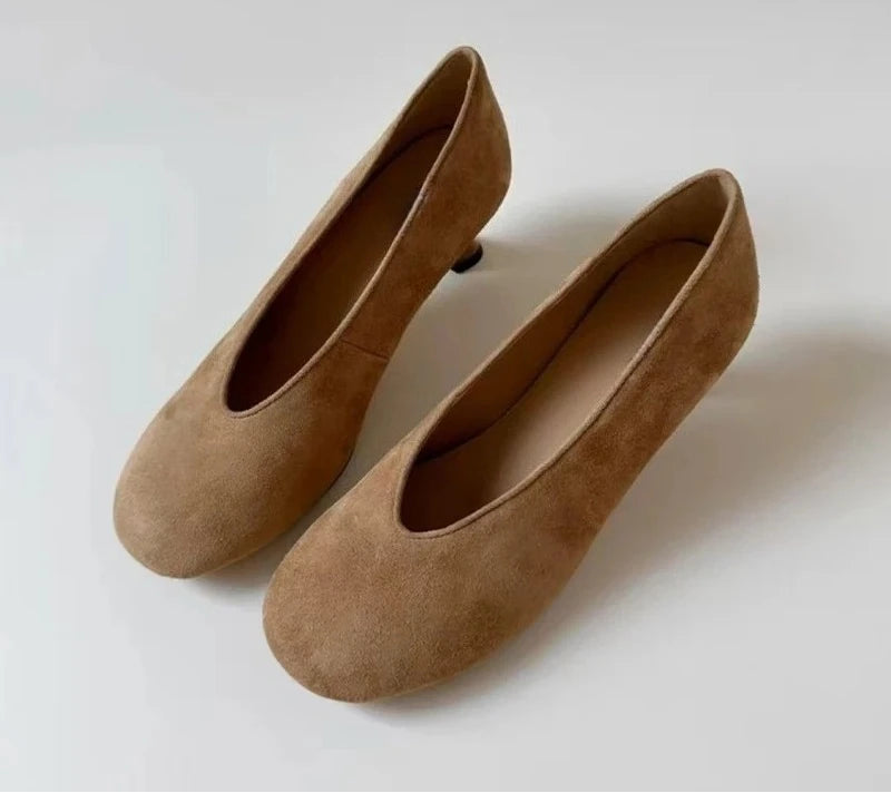 Glove Suede Heels