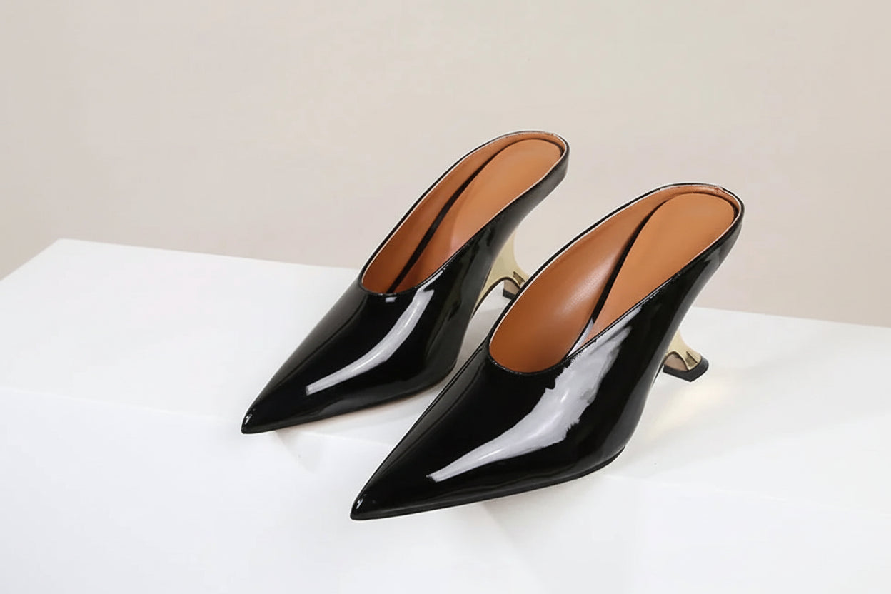 Wedge Pointy Mules