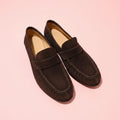 Classic Ruched Suede Loafer