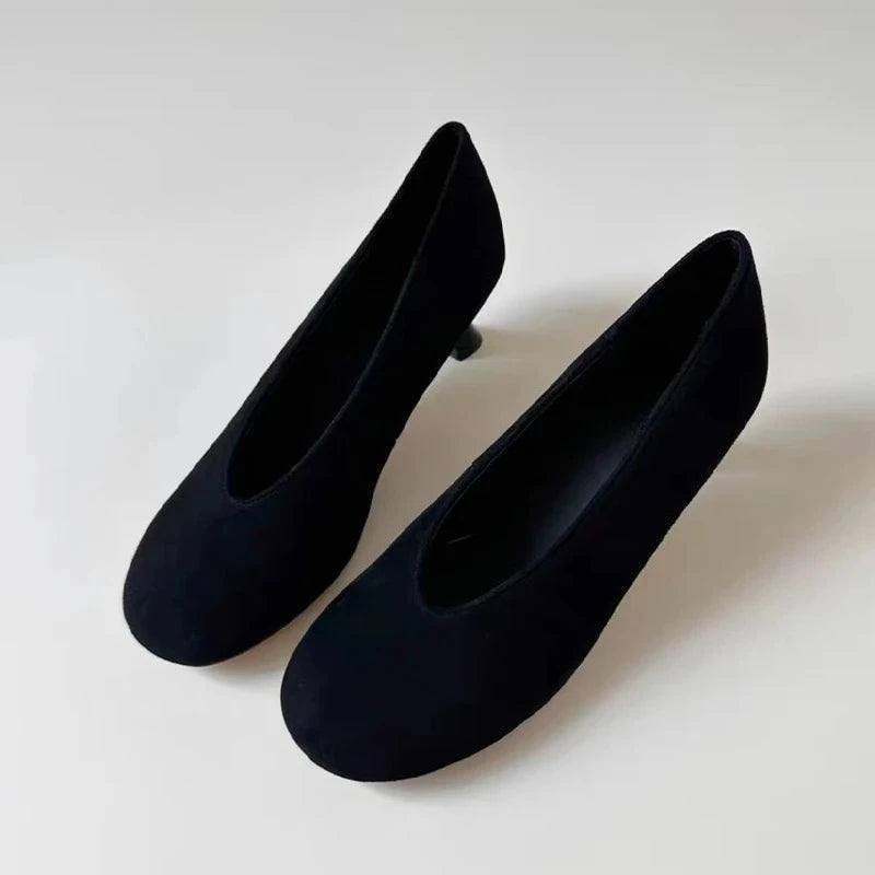 Glove Suede Heels