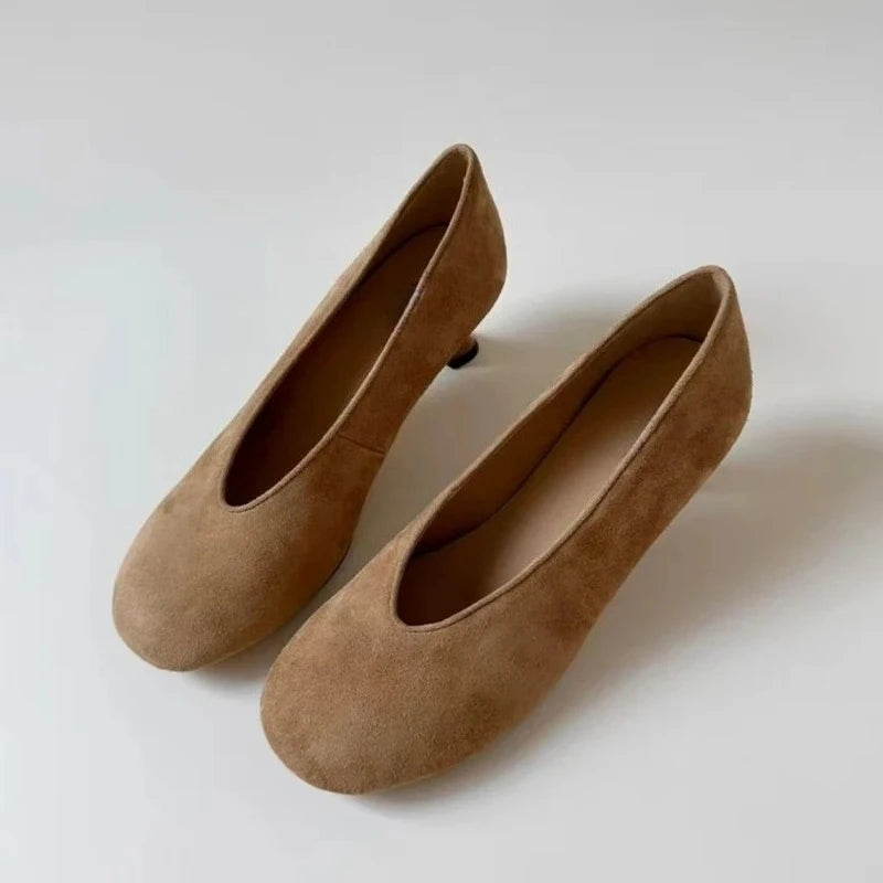 Glove Suede Heels