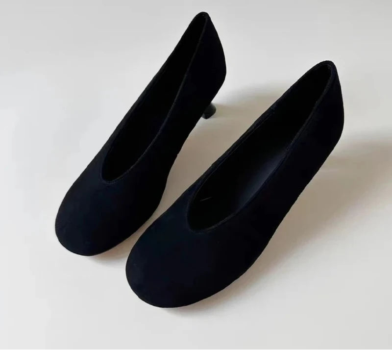 Glove Suede Heels