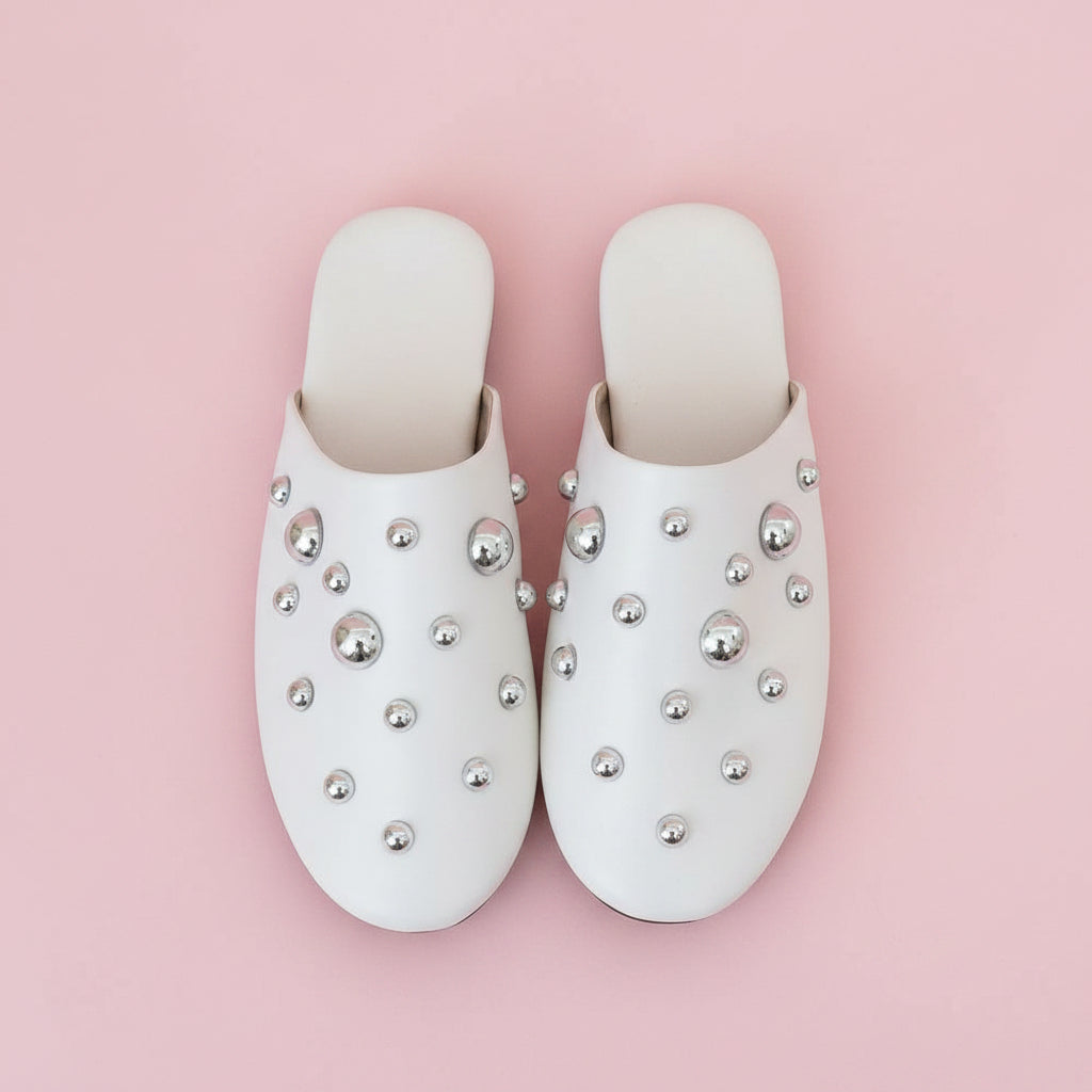 Studded Mule Slipper Shoes