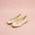 Square Toe Satin Ballet Flats