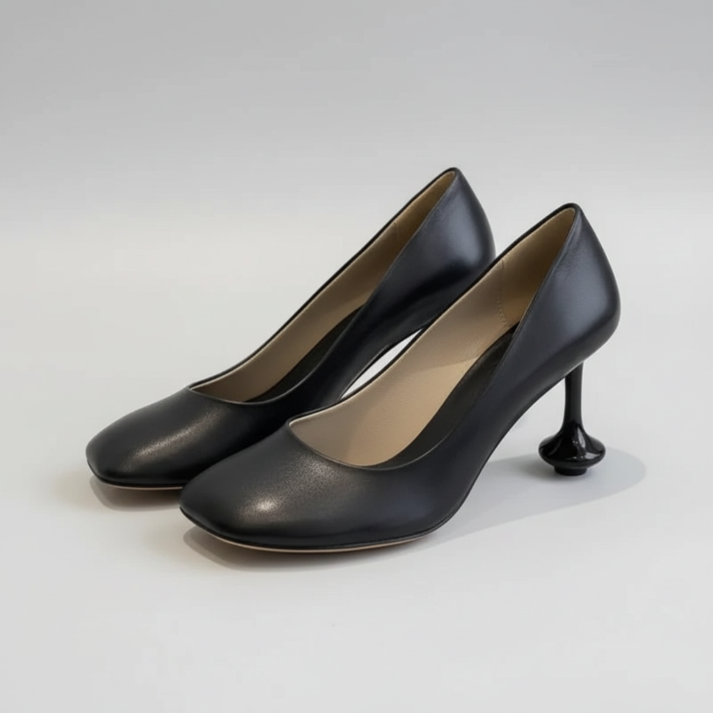 Square Round Toe Pumps - Imagem 2
